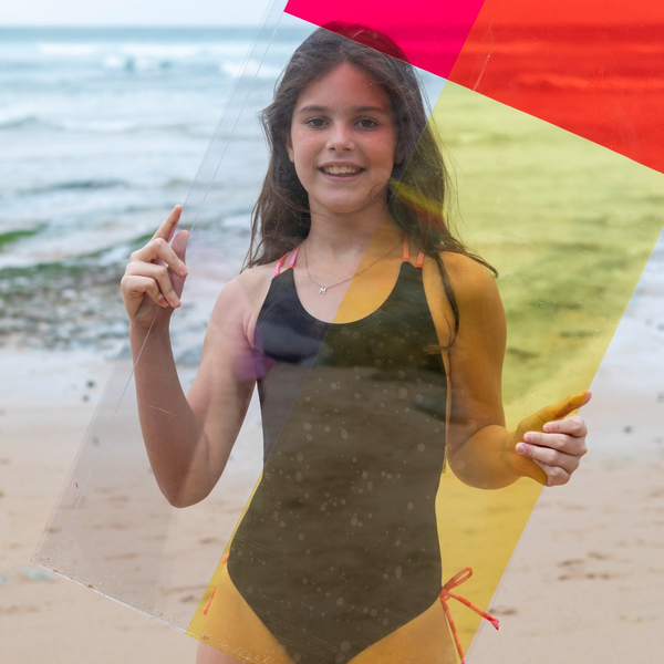 Vestido de Baño - Rayas Negro