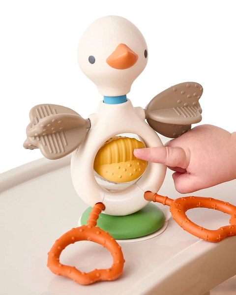 Juguete de Succión para Silla de Comer - Ganso