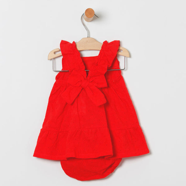 Vestido Bordado Portofino - Rojo