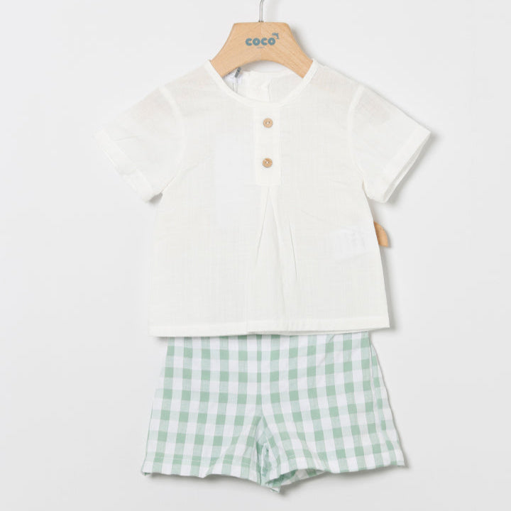 Conjunto Niño Camisa Marsella - Verde