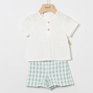 Conjunto Niño Camisa Marsella - Verde