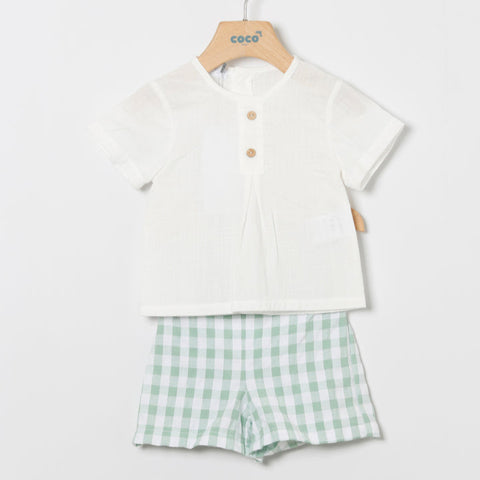 Conjunto Niño Camisa Marsella - Verde