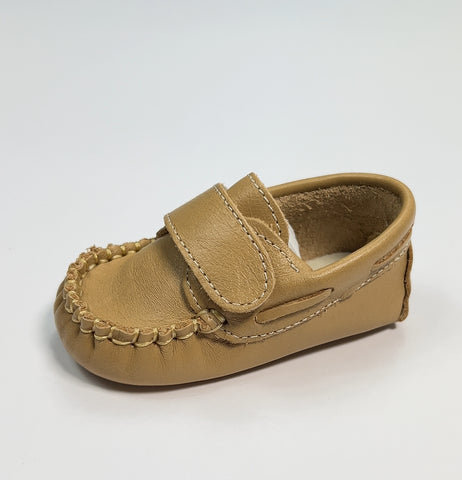 Mocasines Velcro Bebé - Piedra