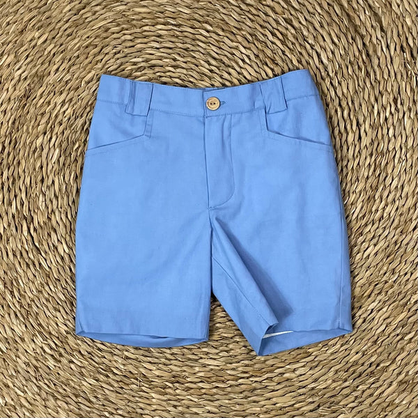 Traje Pantalon Bermuda Levante Azul