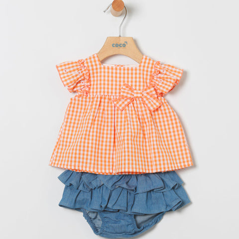 Conjunto Niña Medellín - Naranja