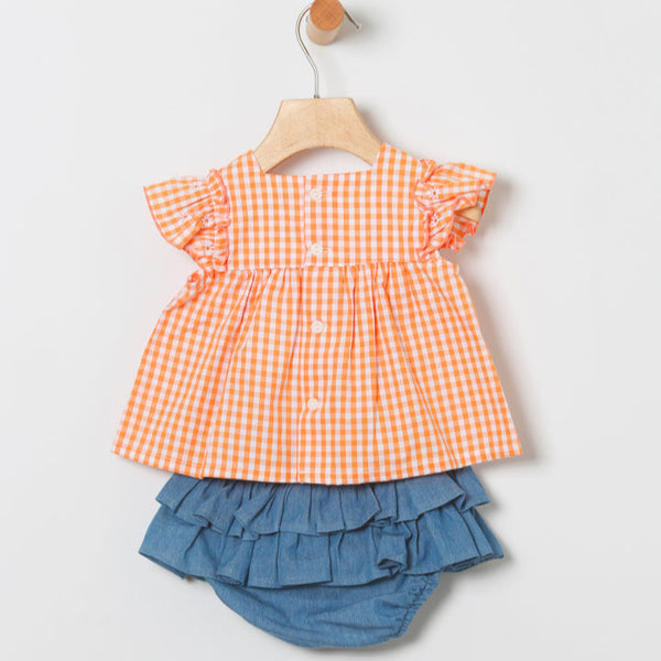 Conjunto Niña Medellín - Naranja