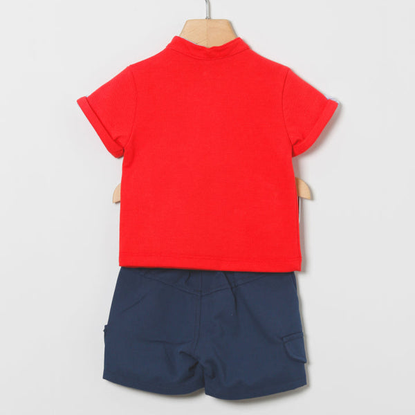 Conjunto Niño Portofino - Rojo