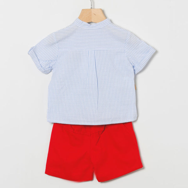 Conjunto Niño Portofino - Rojo