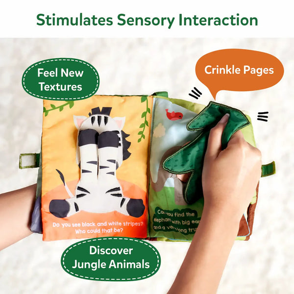 Libro Sensorial Peek-a-boo - En La Jungla