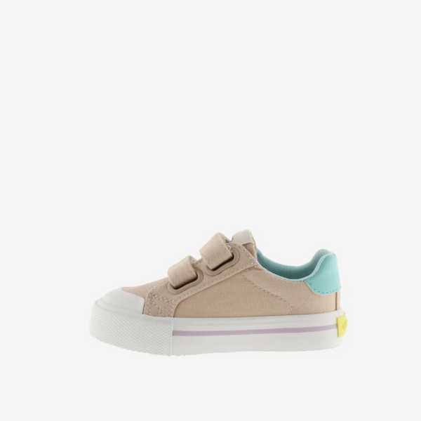 Zapatillas Doble Velcro Tribu Neón - Rosa