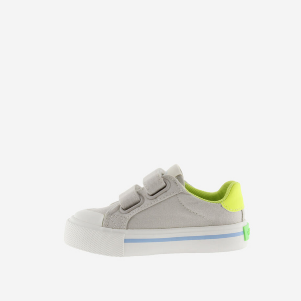 Zapatillas Doble Velcro Tribu Neón - Beige