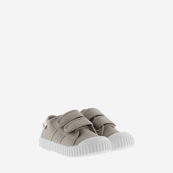 Zapatillas Doble Velcro Beige