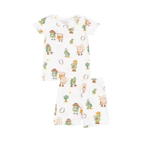 Pijama Corta Aguacate Vaquero