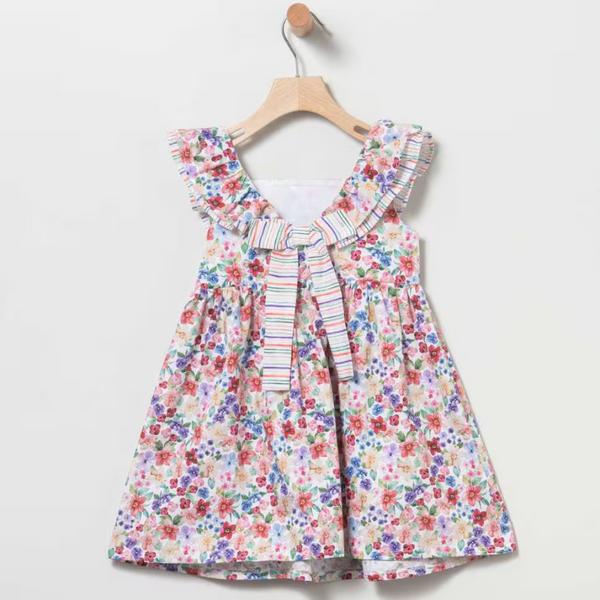 Vestido Flores Lila