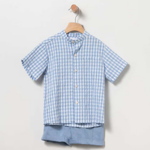Conjunto Cuadros Azul