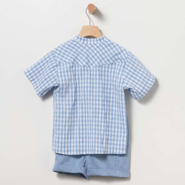 Conjunto Cuadros Azul