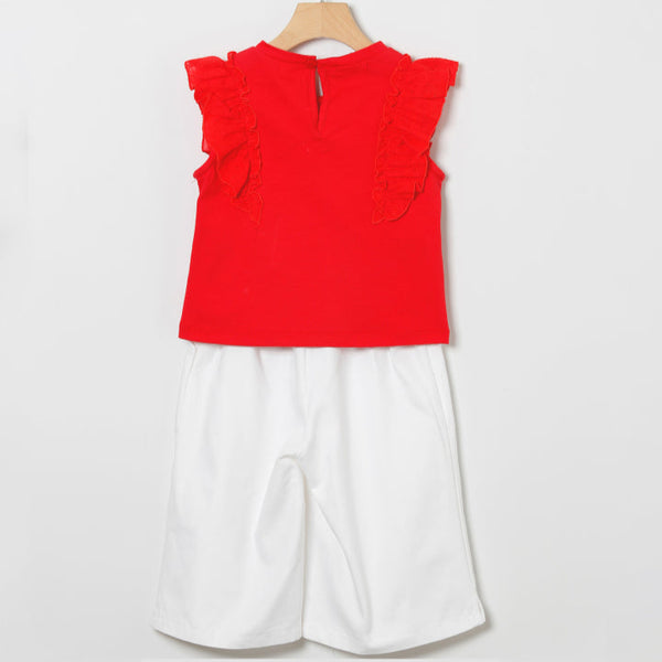Conjunto Niña Pantalón Portofino - Rojo