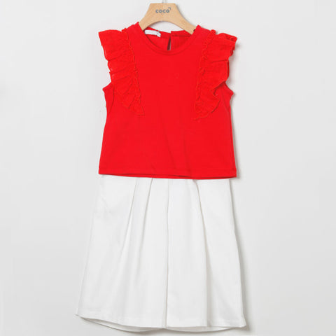 Conjunto Niña Pantalón Portofino - Rojo