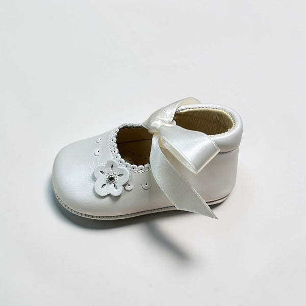 Zapatos Bautizo Nacarado - Beige
