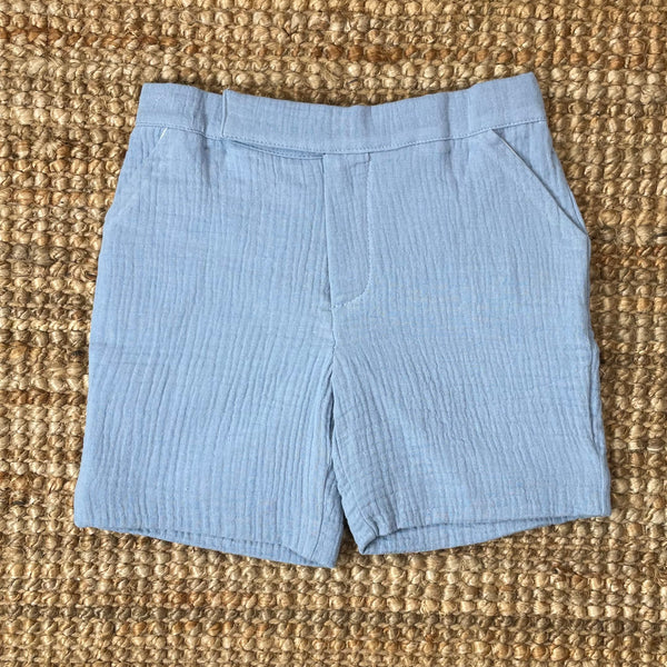 Traje Pantalon Bermuda La Caleta Celeste