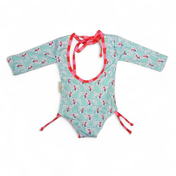 Vestido de Baño Manga Larga - Perros de Fiesta