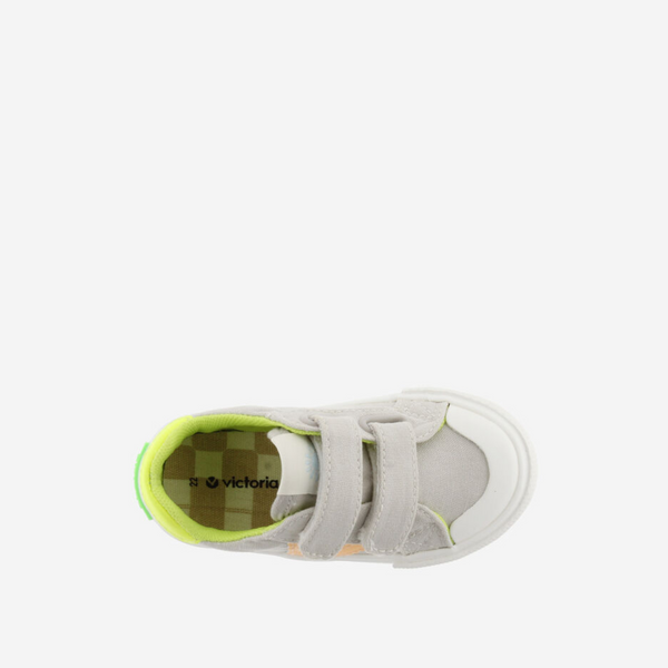Zapatillas Doble Velcro Tribu Neón - Beige