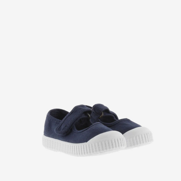 Zapatillas Mercedita Lona Reciclada Marino