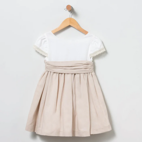 Vestido Lino Tostado