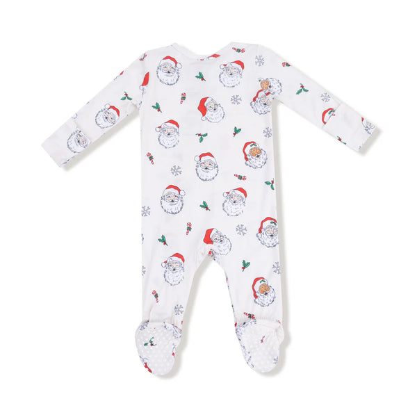 Pijama Footie Navidad Santa Vintage