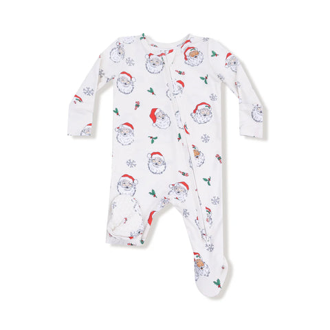 Pijama Footie Navidad Santa Vintage