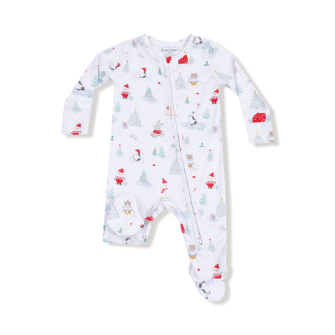 Pijama Footie Navidad Santa Ski