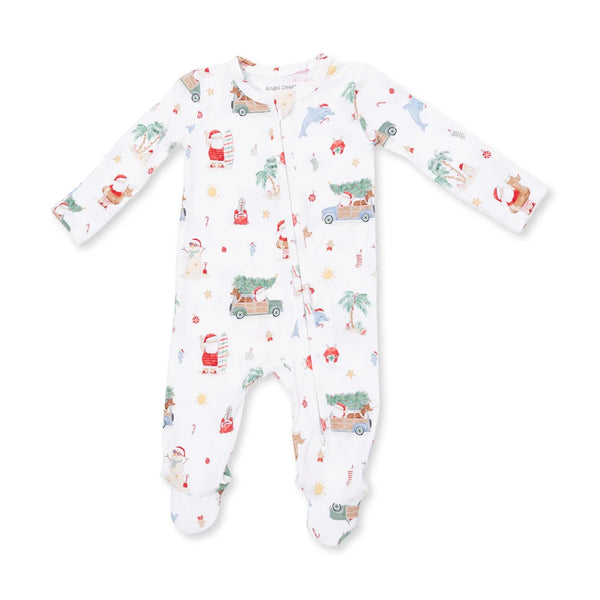 Pijama Footie Navidad - Navidad Tropical