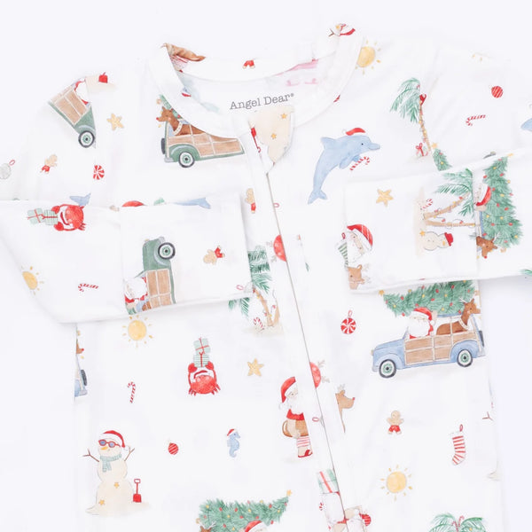 Pijama Footie Navidad - Navidad Tropical