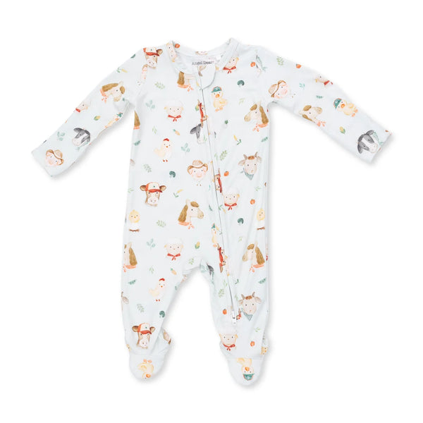 Pijama Footie - Caritas de la Granja