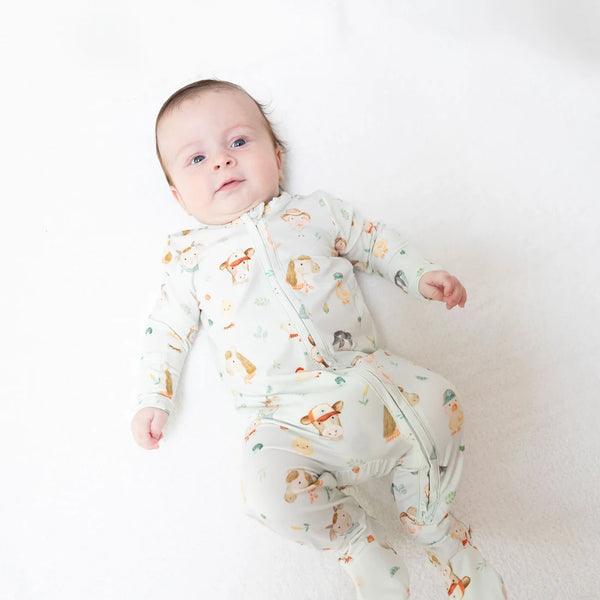 Pijama Footie - Caritas de la Granja