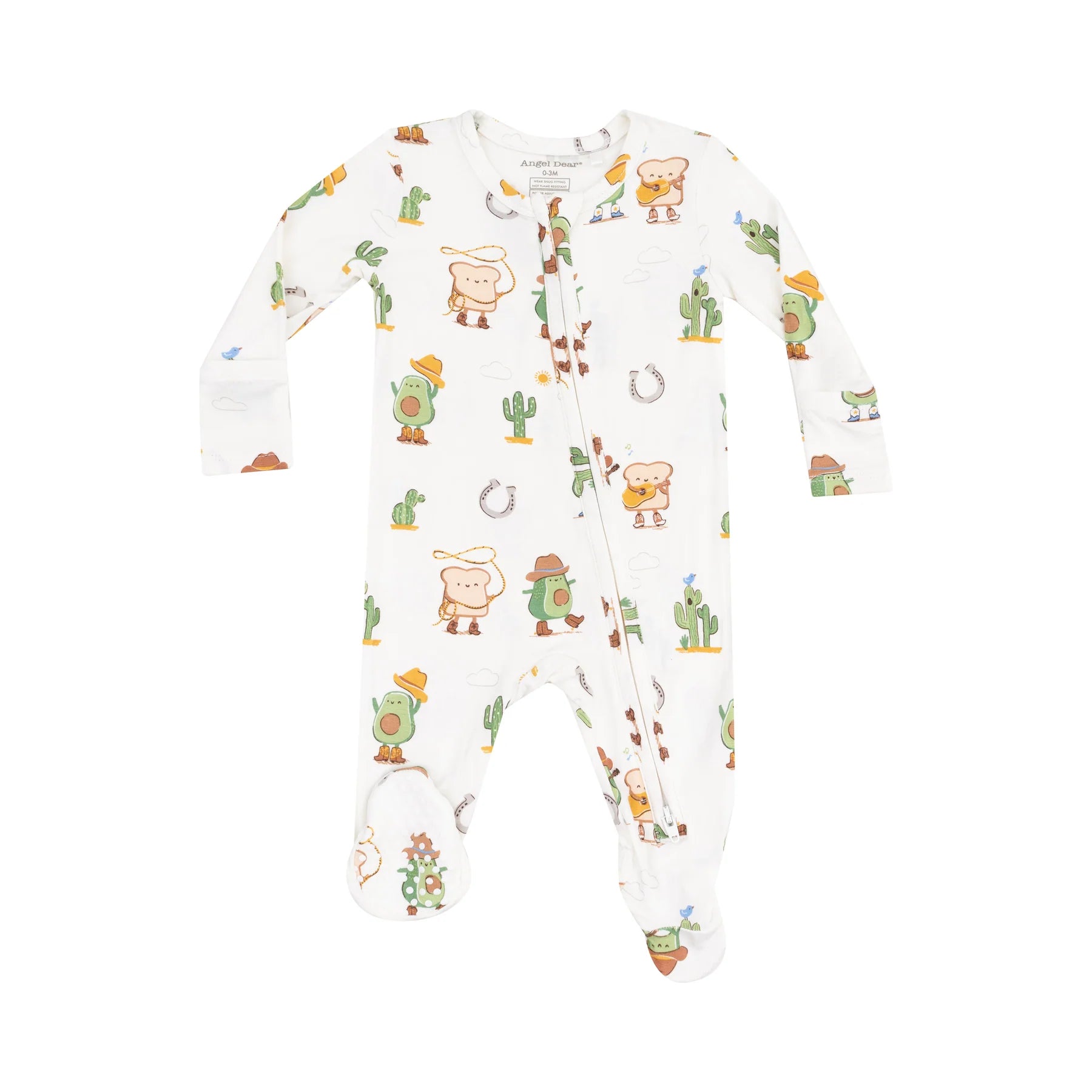 Pijama Footie Aguacate Vaquero