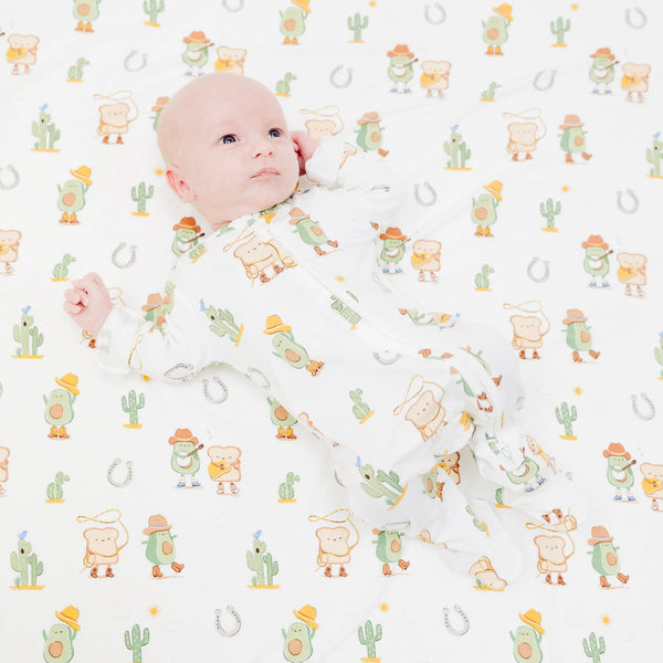 Pijama Footie Aguacate Vaquero