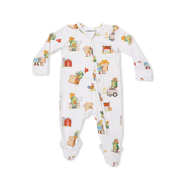 Pijama Footie - Avocado Toast