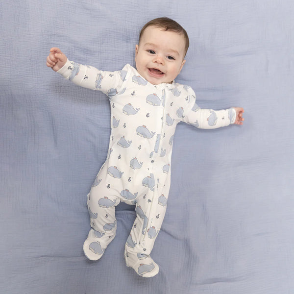 Pijama Footie - Ballenas Marineras