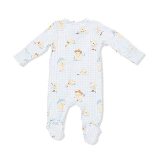 Pijama Footie Pascua - Patitos Primaverales Verde