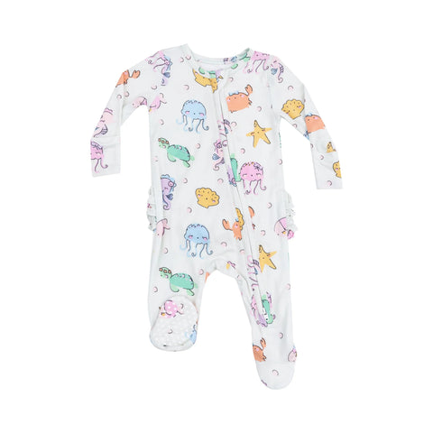 Pijama Footie Criaturas Cute - Rosado