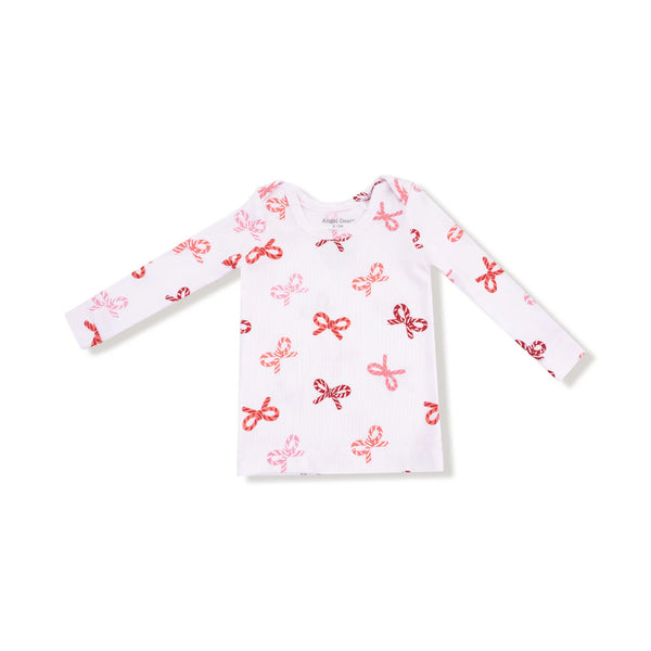 Pijama Navidad Lazos Candy Cane