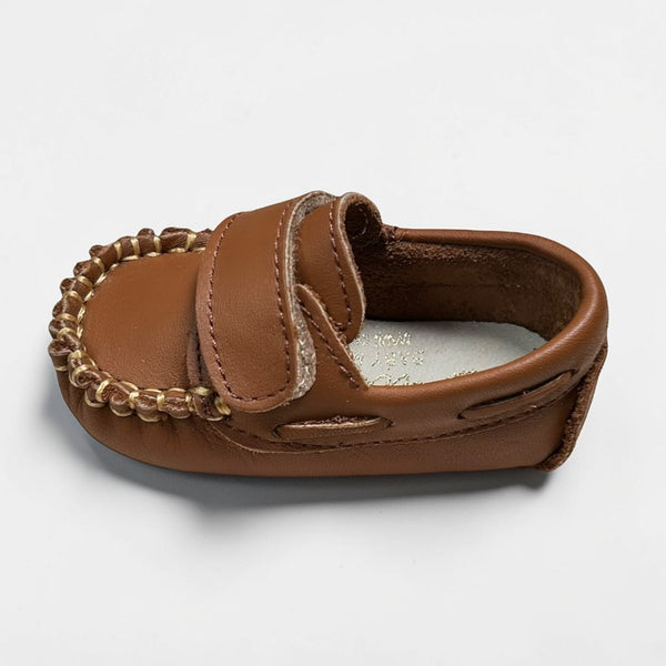 Mocasines Velcro Bebé - Cuero