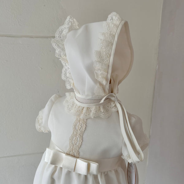 Pelele Triple Organza Beige