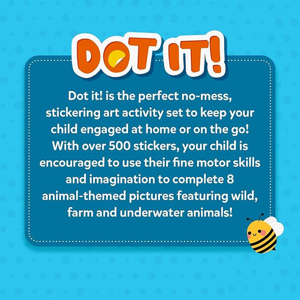 Dot It Arte con Pegatinas - Animales Salvajes