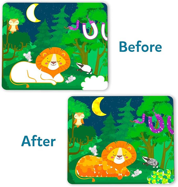 Dot It Arte con Pegatinas - Animales Salvajes
