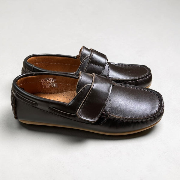 Mocasines Velcro Marrón