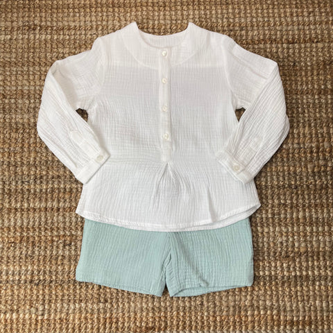 Traje Pantalon Bermuda La Caleta Verde