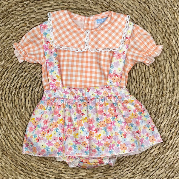 Conjunto Vichy Flores - Nispero