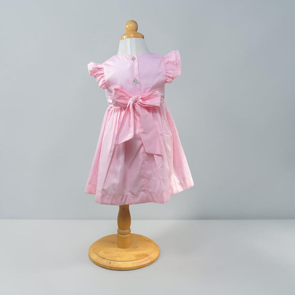 Vestido Smock Ballet - Rosado